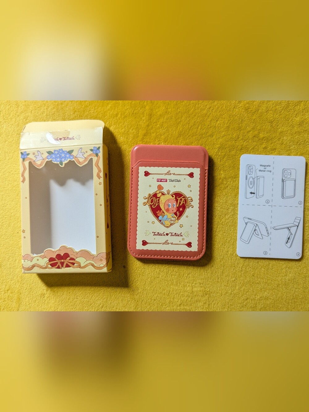 New Pop Mart Twinkle Twinkle Crush On You Series Magnetic Card Clip Nerdy Cupid - Picture 5 of 5